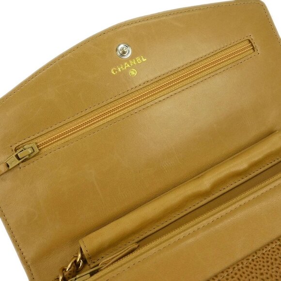 Chanel Beige Calfskin Timeless WOC Wallet on Chain Shoulder Bag 134891 - Picture 3 of 7
